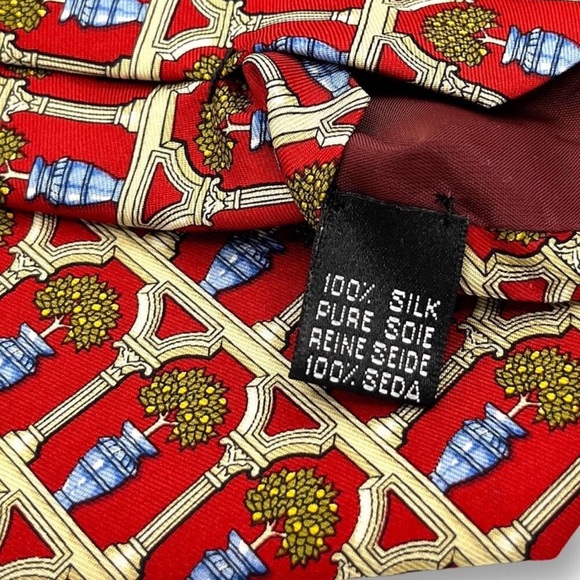 Eximious of London Topiary 100% Silk Necktie - Picture 9 of 12